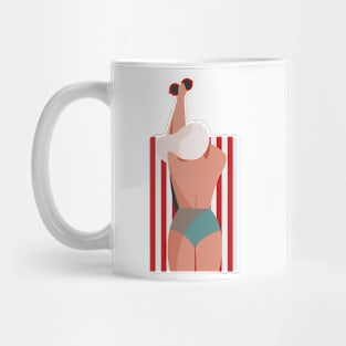 Girl On the Beach Mug